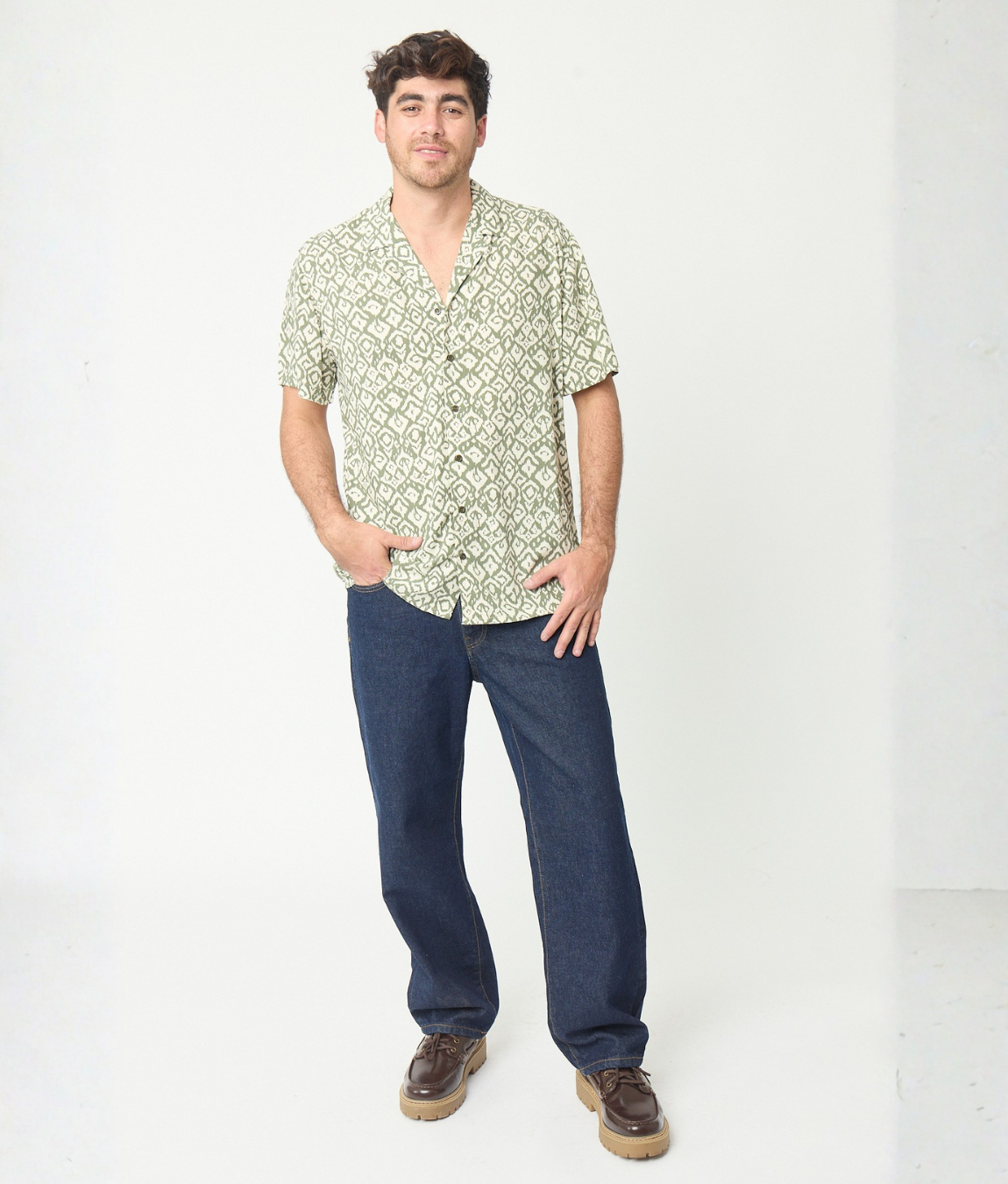 Camisa print étnico