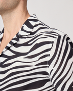 Camisa de Algodón Estampado Zebra