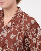 Camisa Bordada Floral