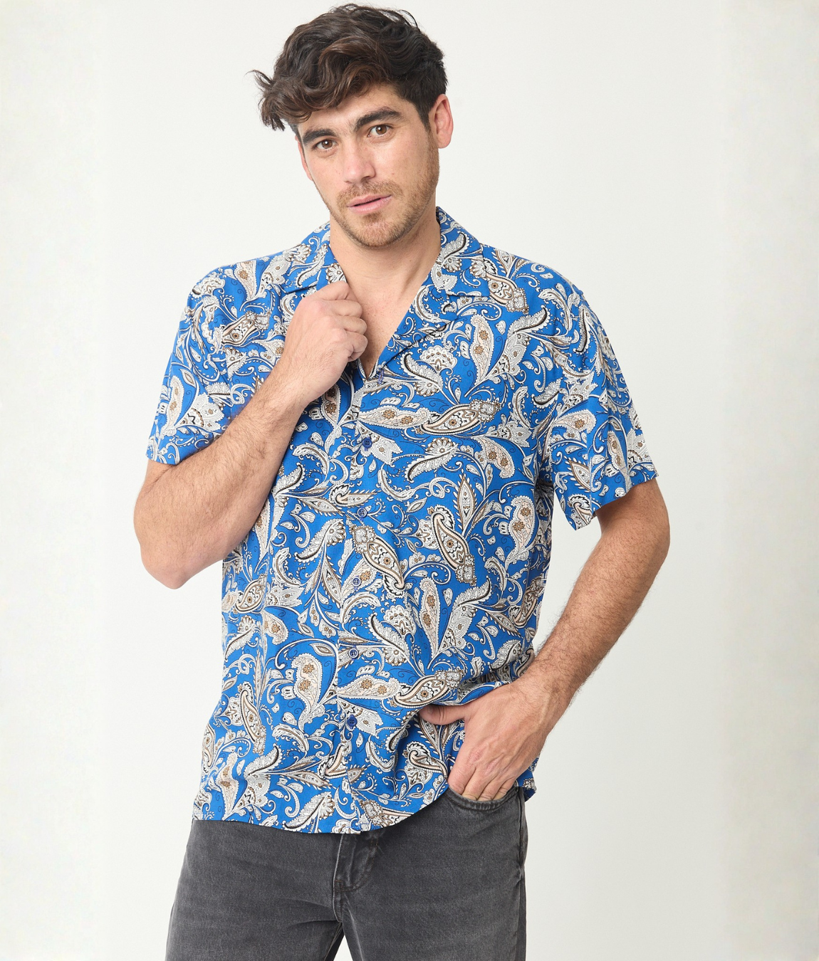 Camisa gypsy azul