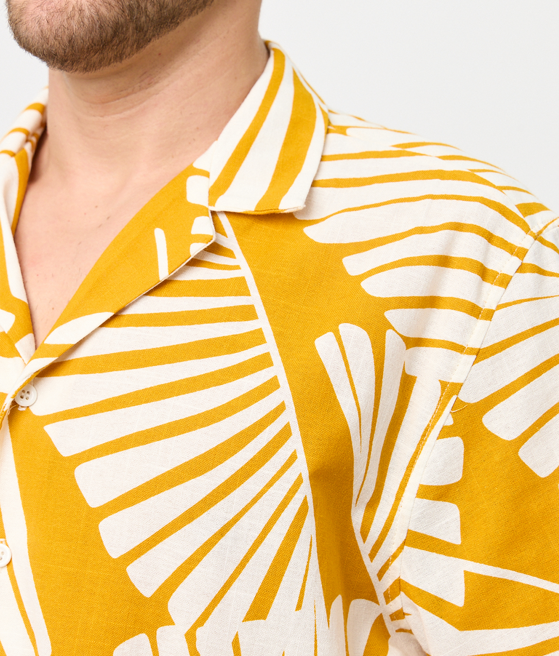 Camisa Bowling Amarilla Palma