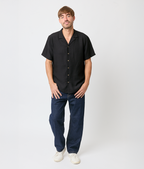 Camisa Bowling Basica Negra