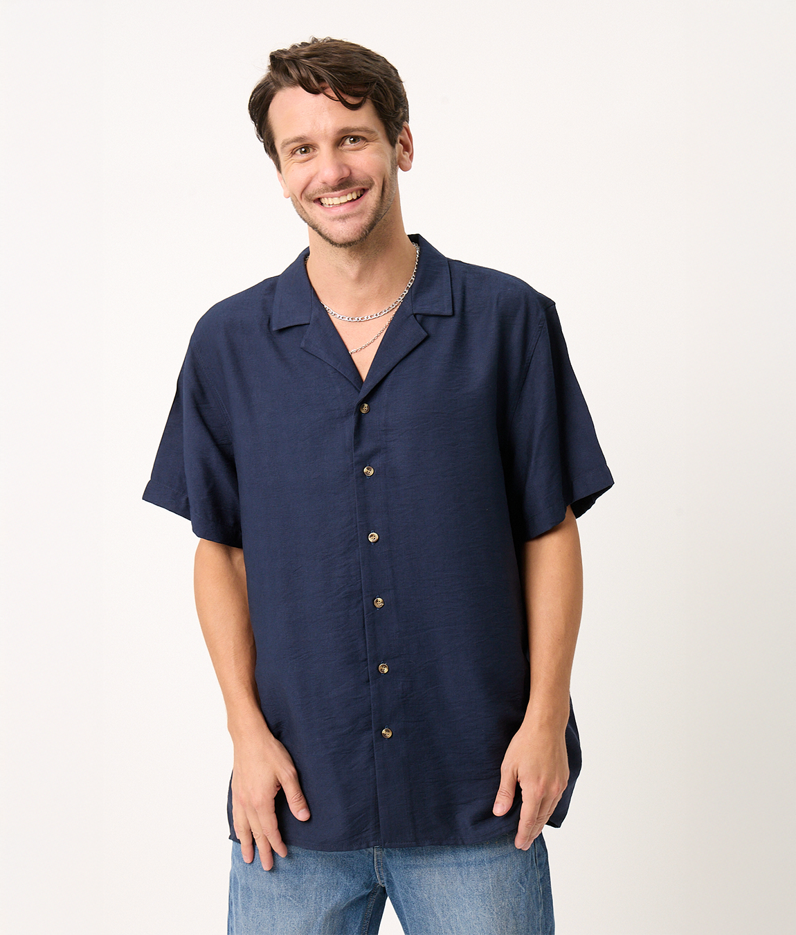 Camisa Bowling Marino