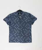 Camisa Bowling Mezclilla Cuadros