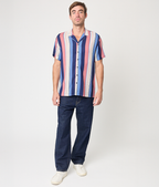Camisa Bowling Rayas Blues