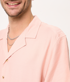 Camisa Bowling Salmón