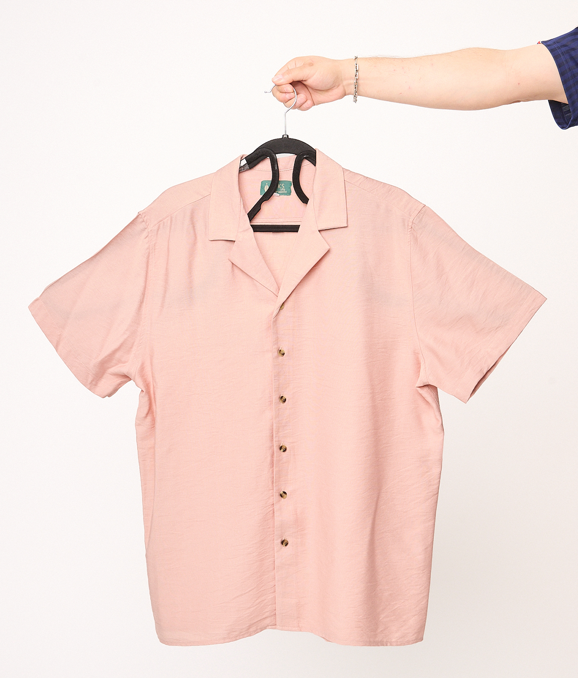 Camisa Bowling Salmón