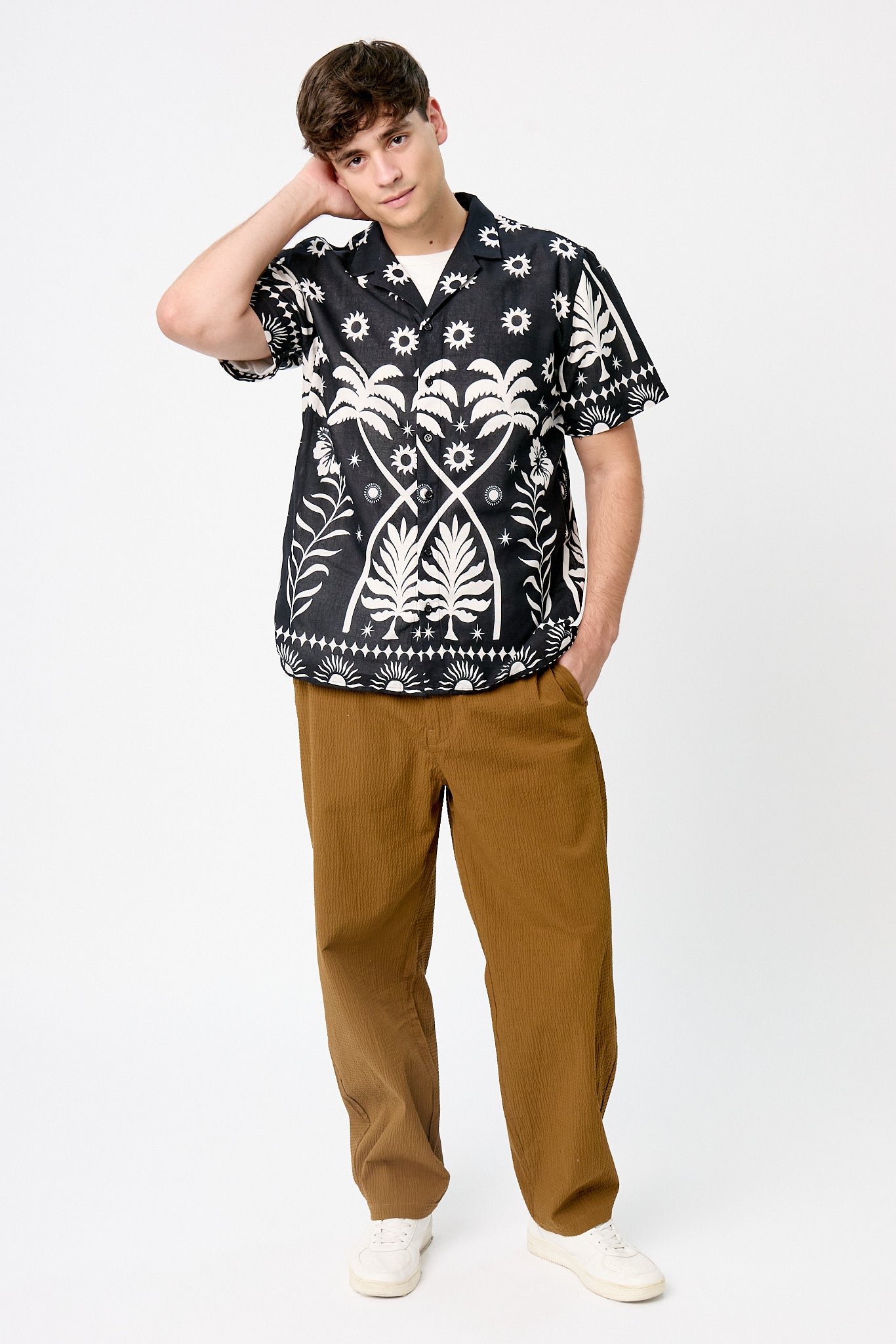 Camisa Tropico negro