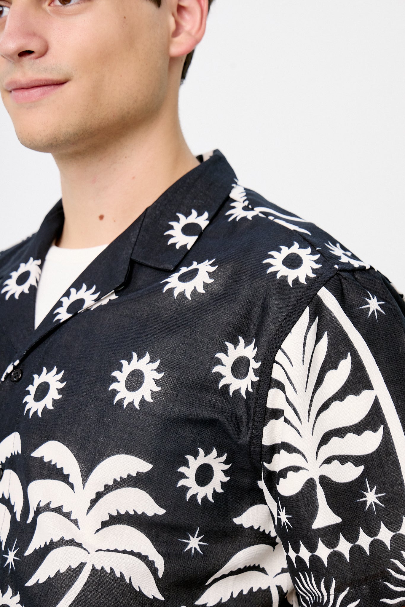 Camisa Tropico negro