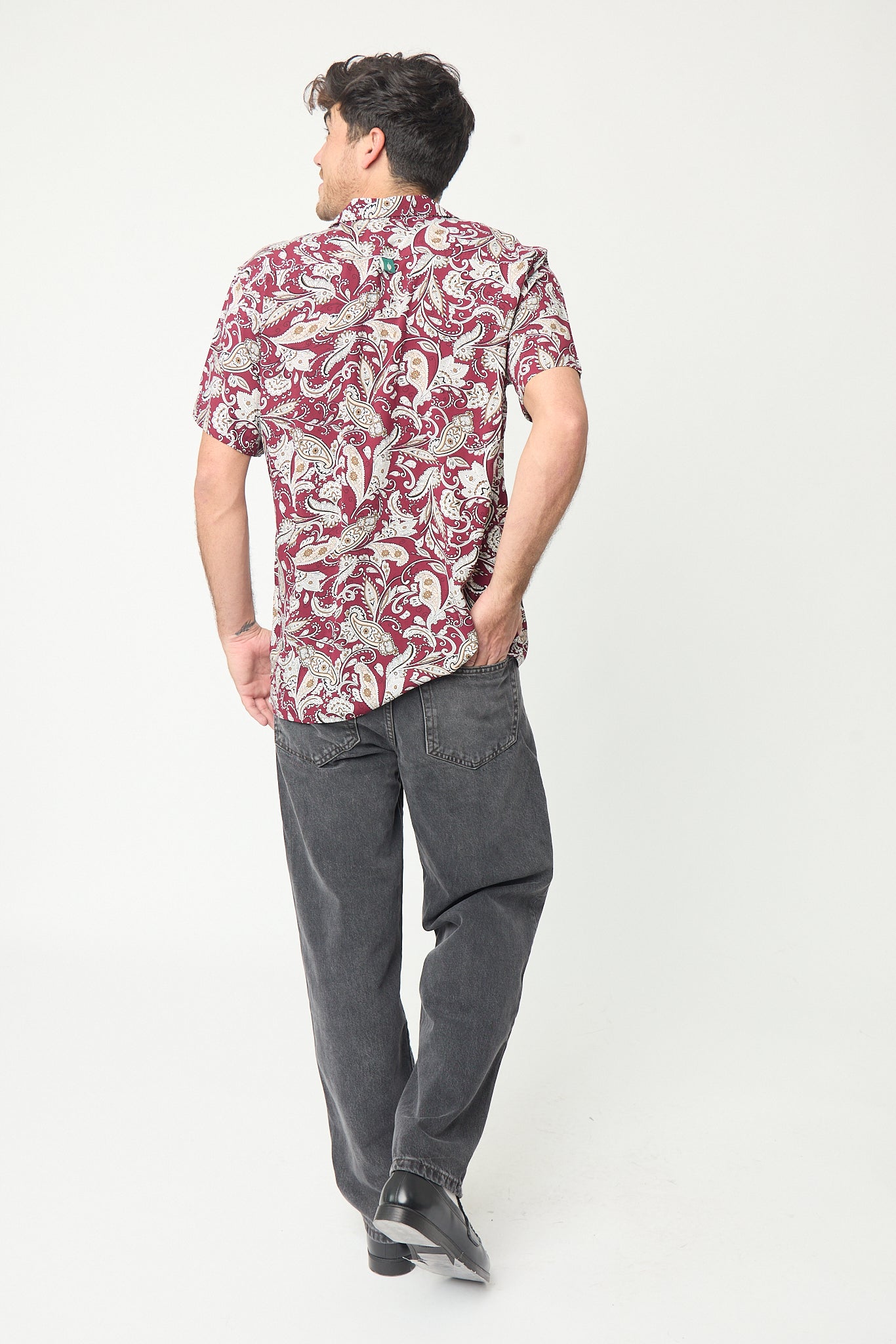 Camisa Bowling Liberty vino