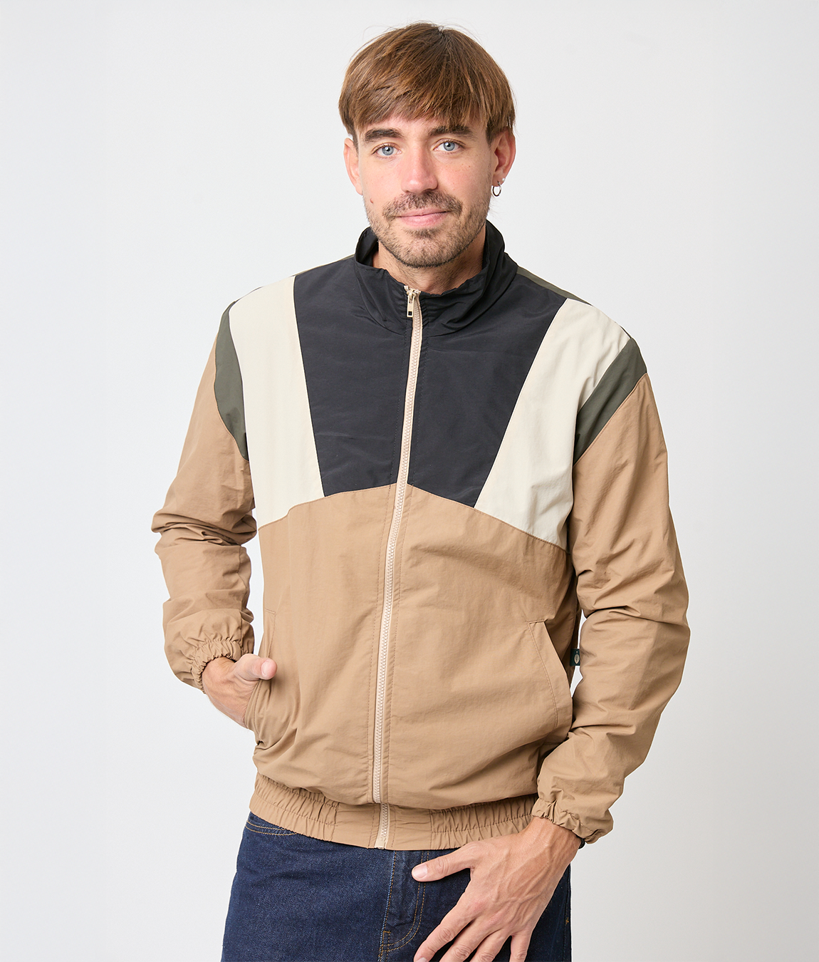 Track Jacket 90s Camel