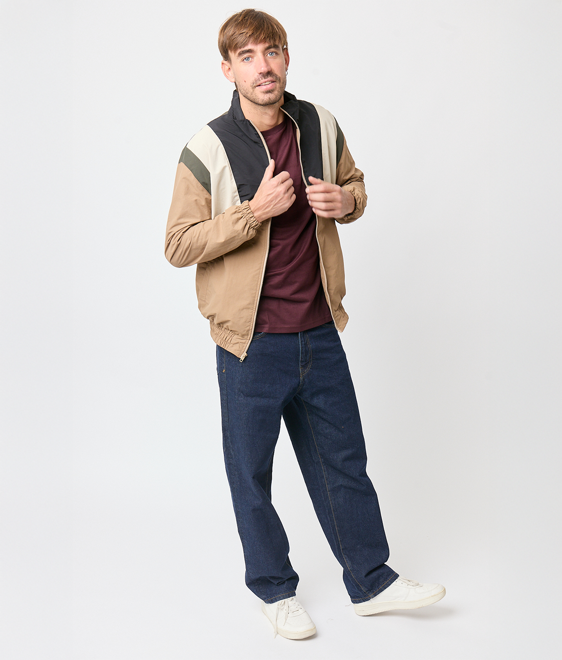 Track Jacket 90s Camel