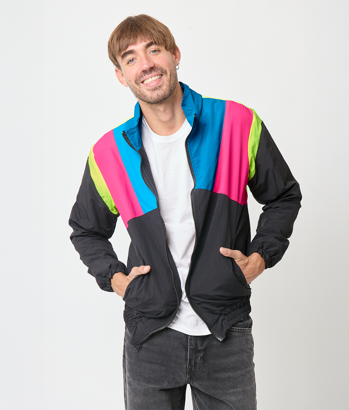 Track Jacket 90s Negra