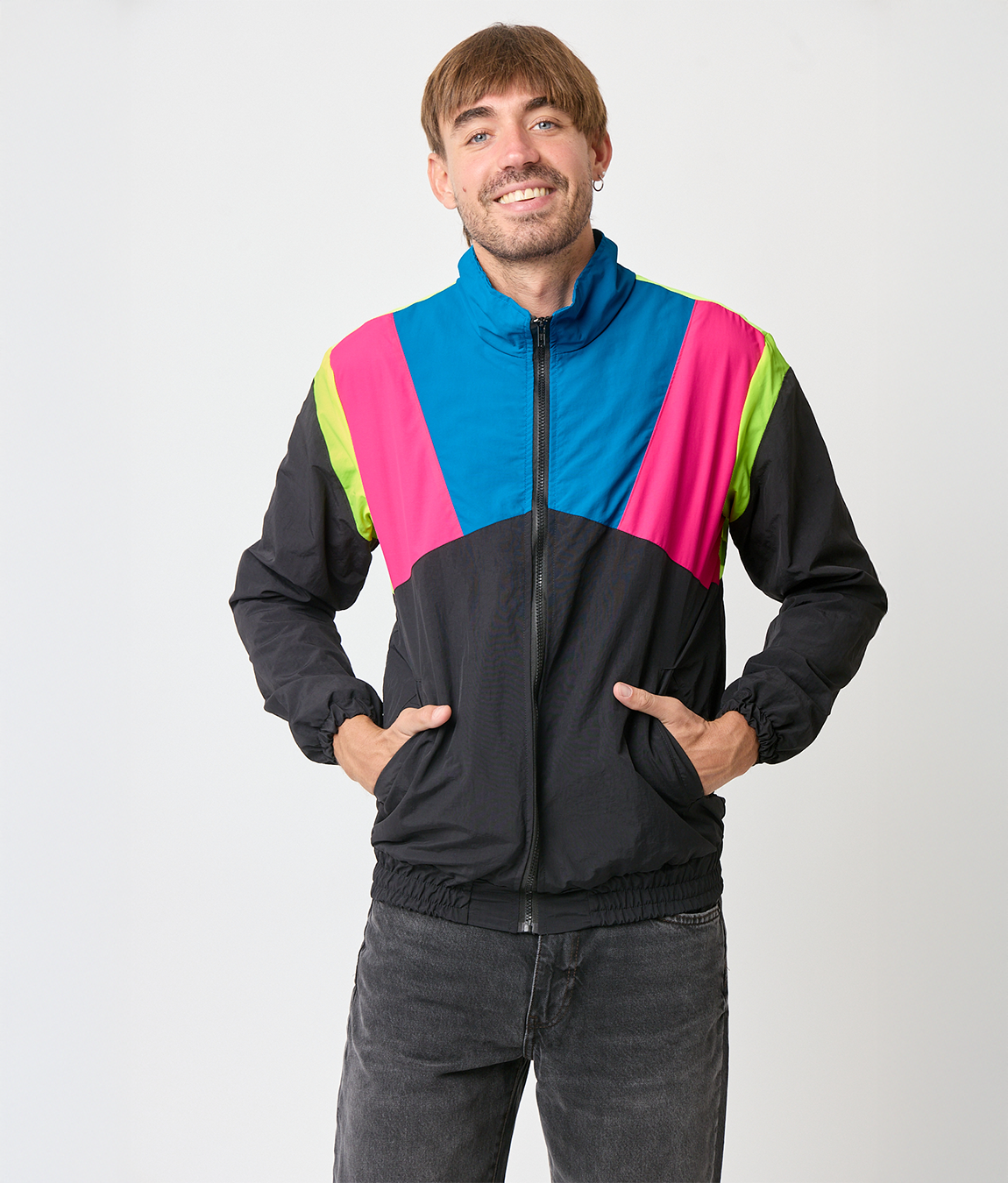 Track Jacket 90s Negra