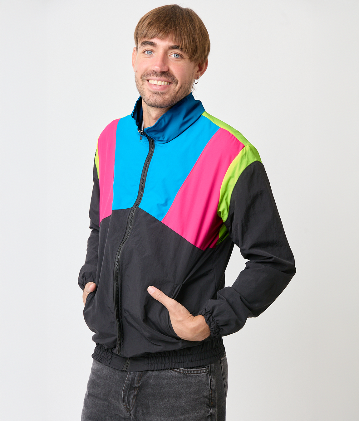 Track Jacket 90s Negra