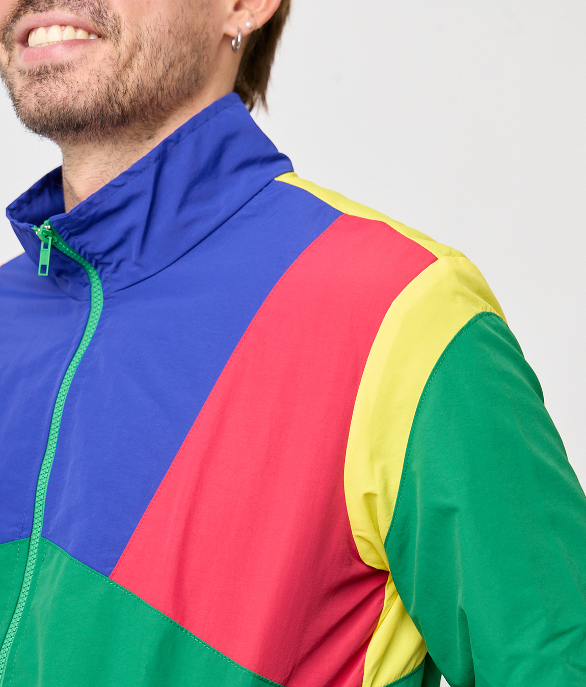 Track Jacket 90s Verde