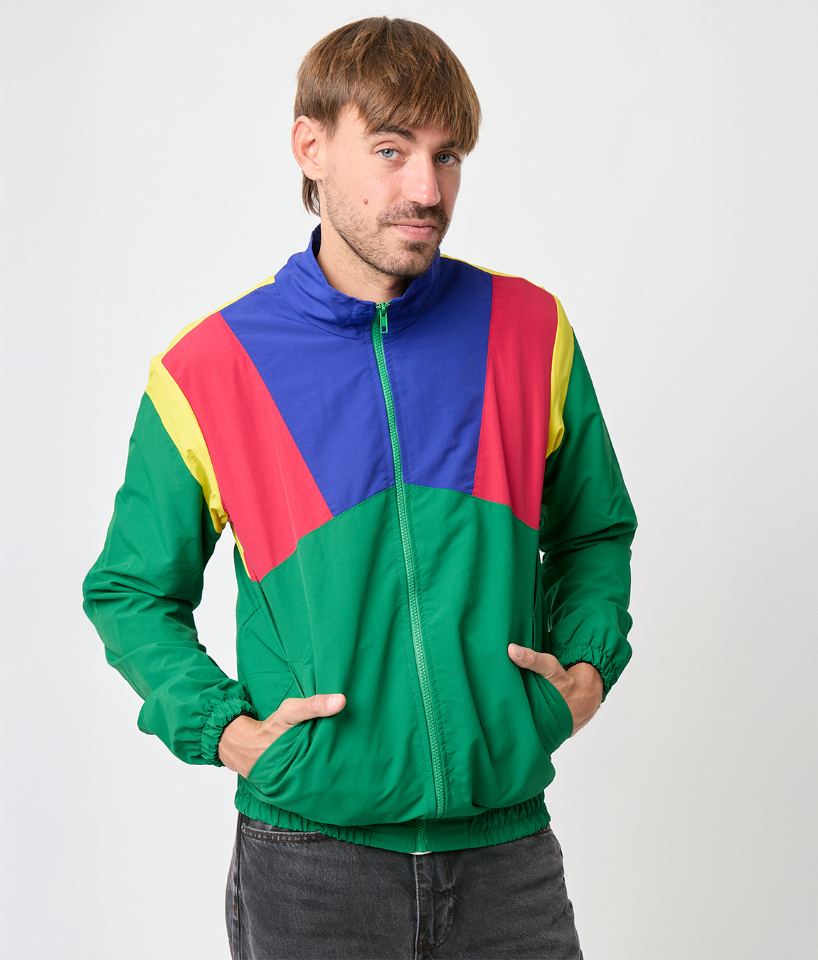 Track Jacket 90s Verde