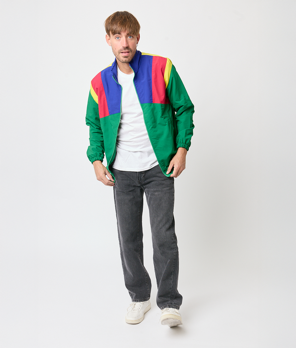 Track Jacket 90s Verde